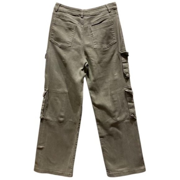 Klesis army green mid waist cargo pants size S - Picture 3 of 5